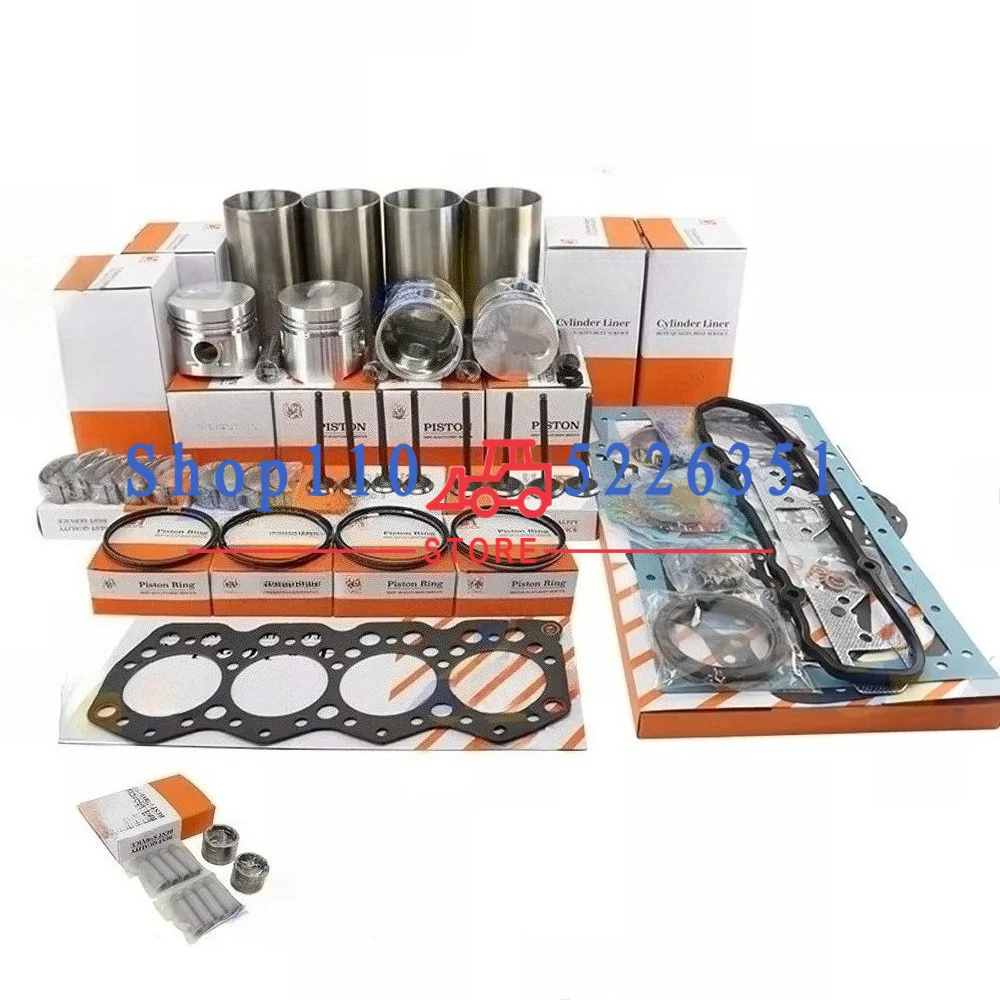 

Overhaul Rebuild Kit S4E2 For Piston Rings Cylinder Liner Main Bearing Full Gasket Set 34417-54100 98*3HK+2+5mm