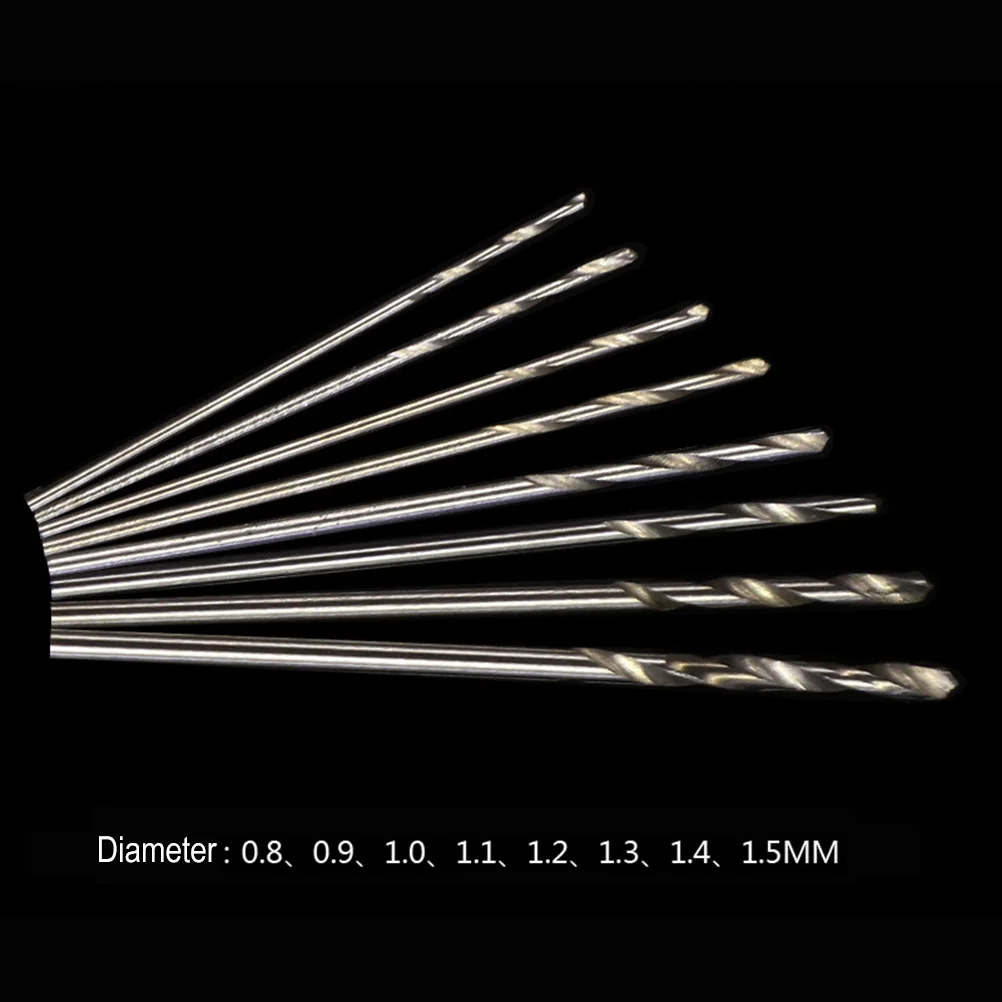 

50Pcs High Speed Steel Drill Bit Set Hss Plastic Aluminum Copper Drilling Bits Durable for Engineering DIY