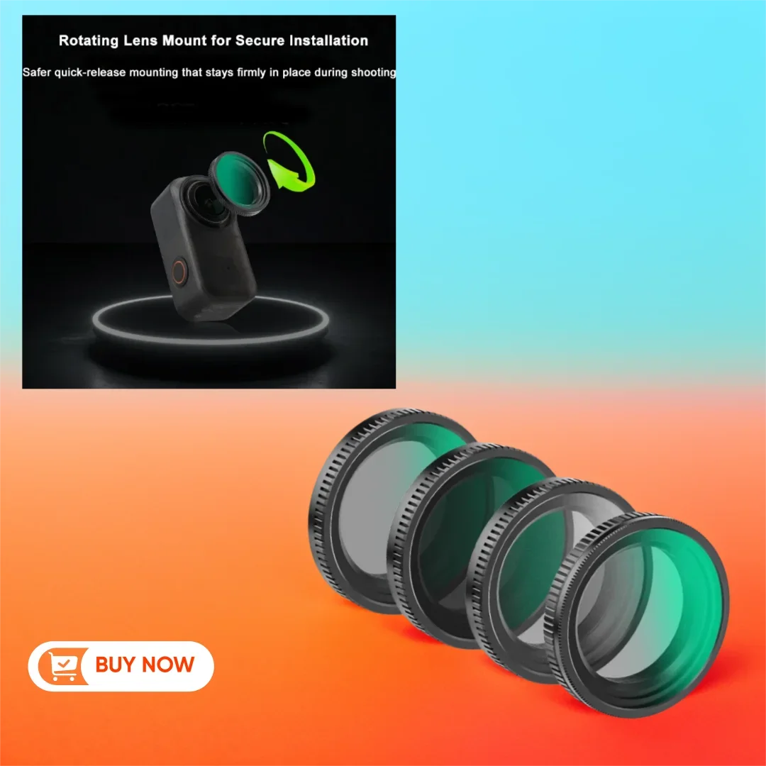 

For DJI Osmo Nano Lens Filter Set, CPL & ND Filters +1/4 Black Mist for Cinematic Video, Ideal for Outdoor Bright Light