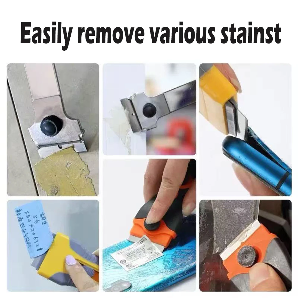 Multipurpose Car Sticker Remover Razor Scraper Cleaning Stainless Steel Blade Vinyl Window Ceramic Glass Oven Shovel Spatula