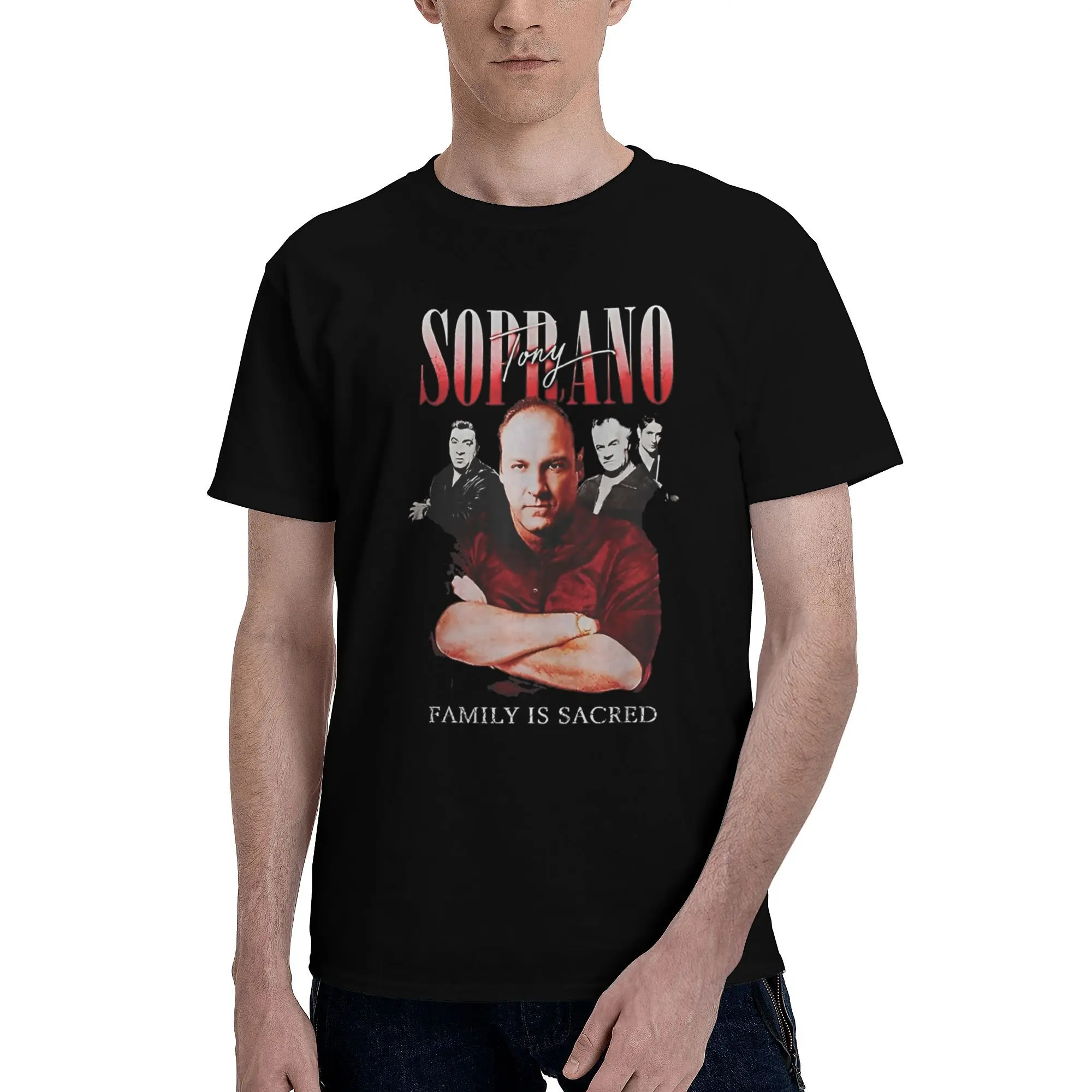 Men Women Graphic Printing Paulie Gualtieri Sopranos T Shirt Tee 100% Cotton  T-shirts Clothing
