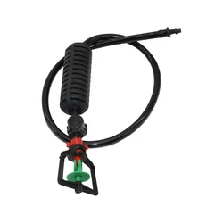 1 Set Cooling Hanging Sprinkler For Greenhouse Irrigation With Barb Connector 360 Degree Rotating With weight & Anti-drip device