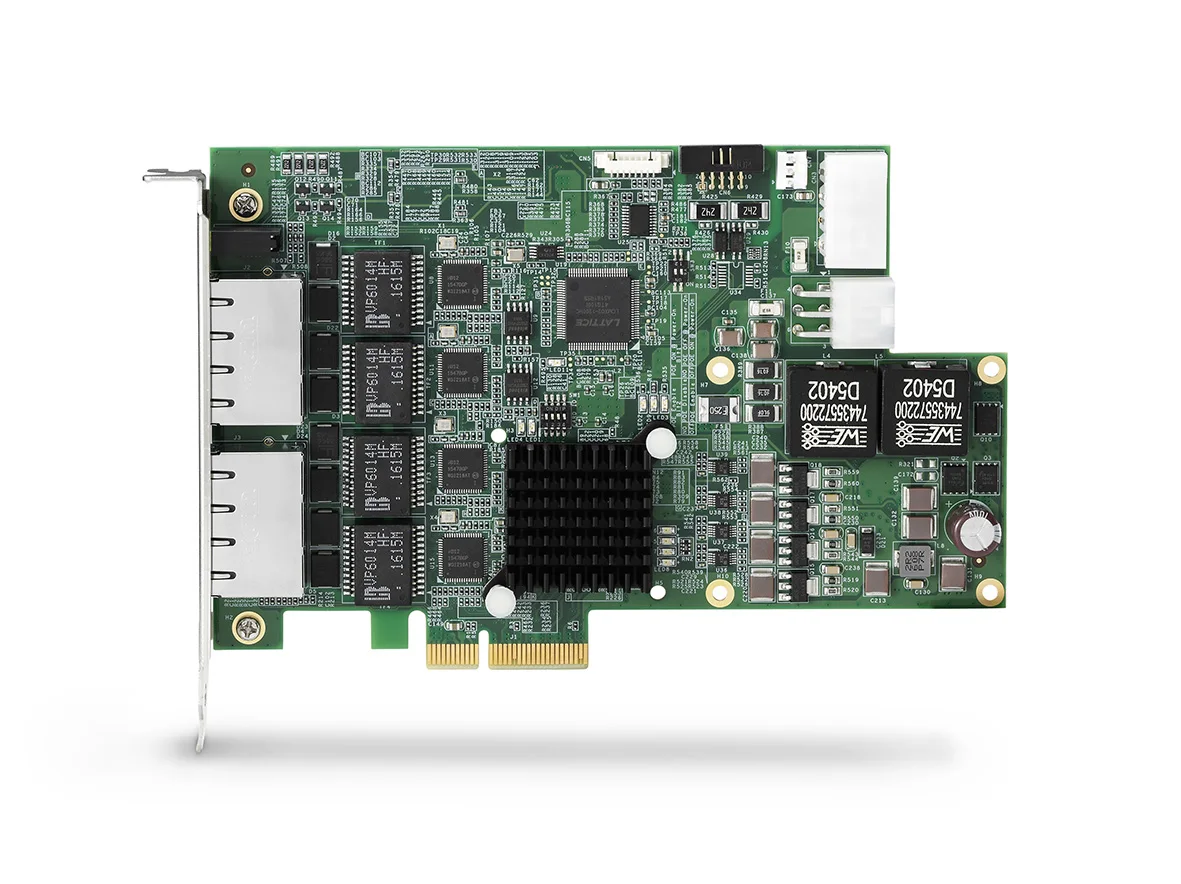 Taiwan ADLINK 4 Channel PoEW Network Interface Card Image Capture Card PCIE-GIE74C PCI Ex4