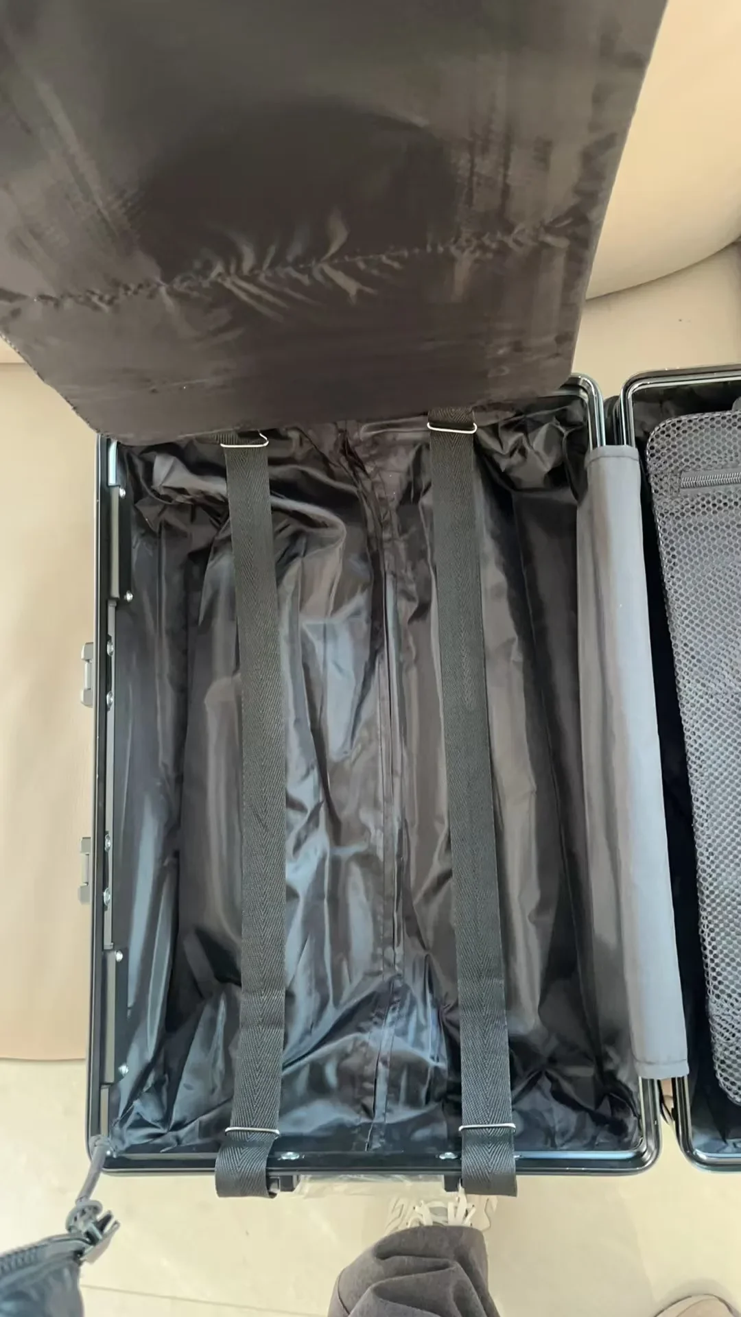 تخصيص عالية القوة 3K ألياف الكربون شعرية نمط حقيبة الاسلوب المناسب 20in 24in 28in حمل الأمتعة قشرة صلبة #5