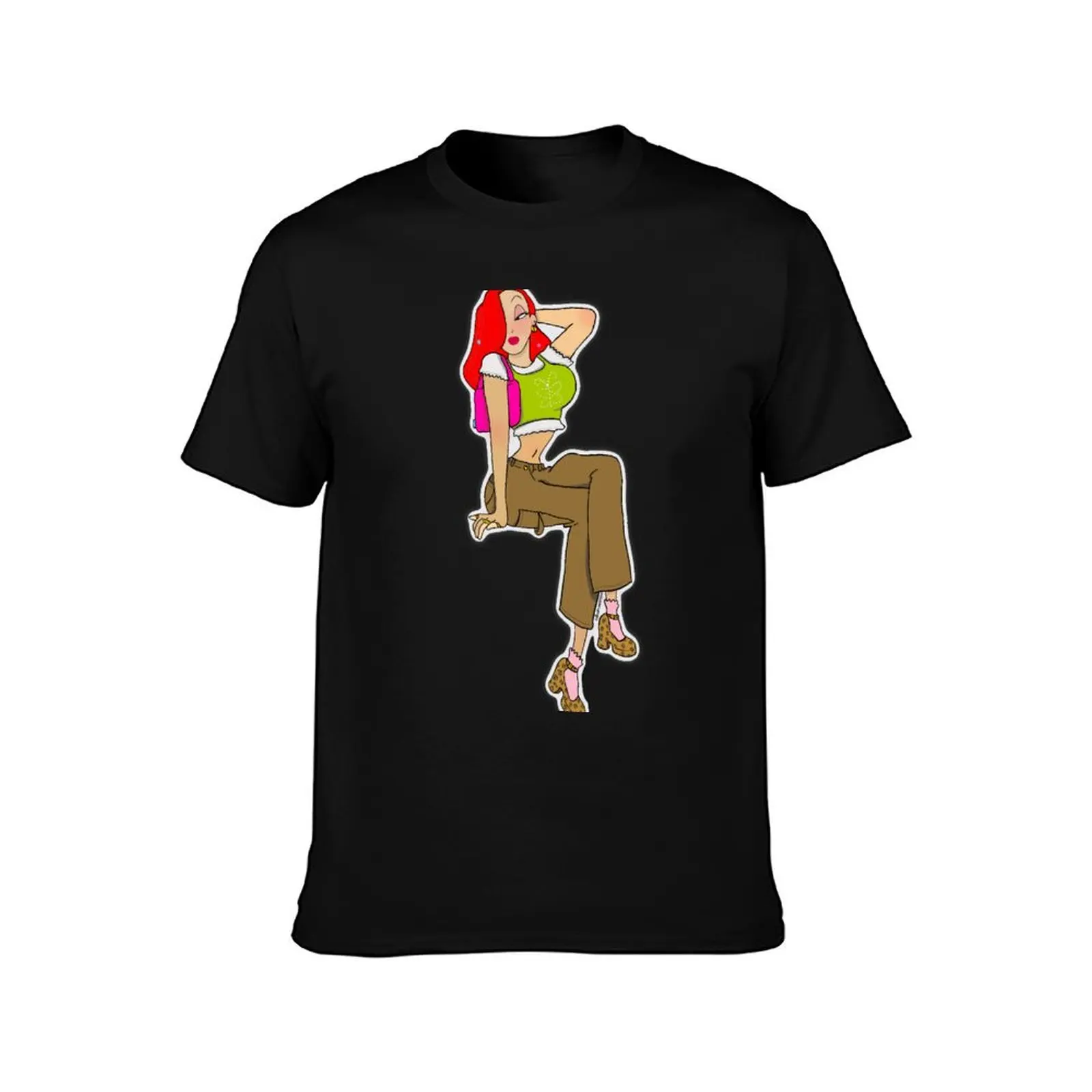 Jessica Rabbit Re-Imagined in 2020 T-Shirt Large Size Short Sleeve T-Shirt