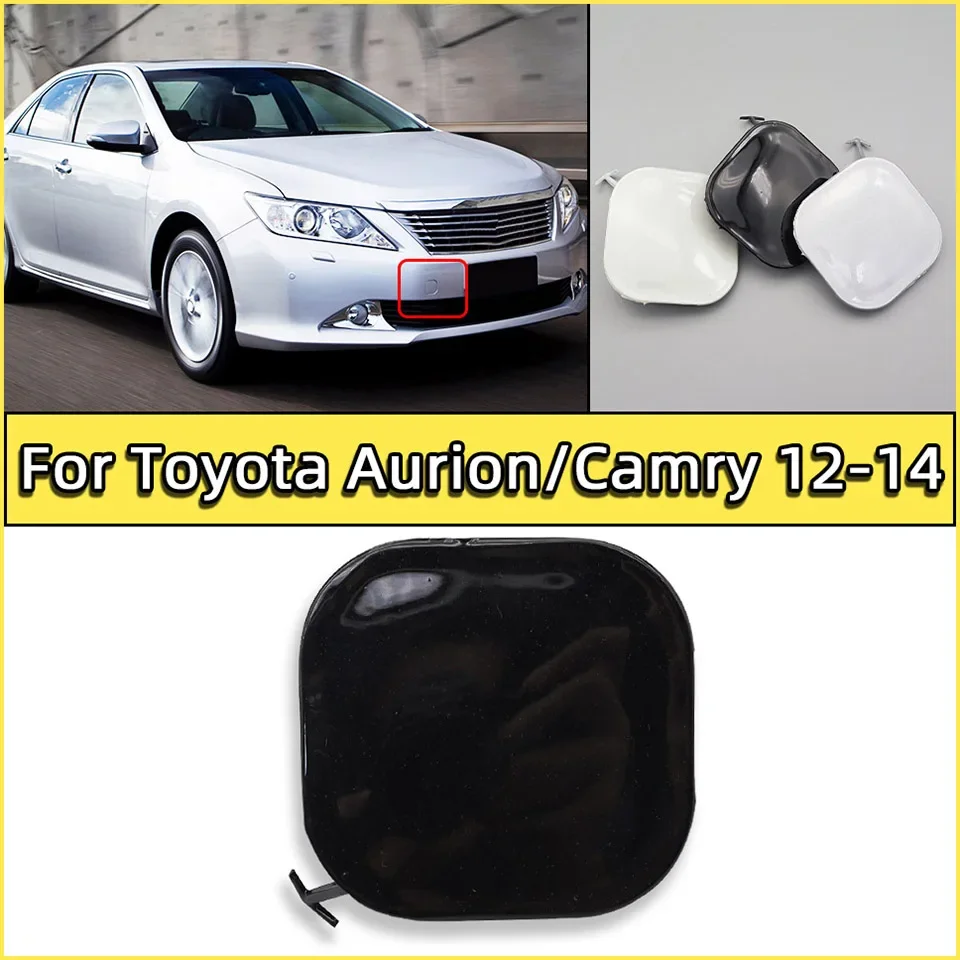 

Auto Accessories For Toyota Camry Aurion 2012 2013 2014 Front Bumper Tow Hook Cover Lid Towing Hook Hauling Trailer Cap Garnish