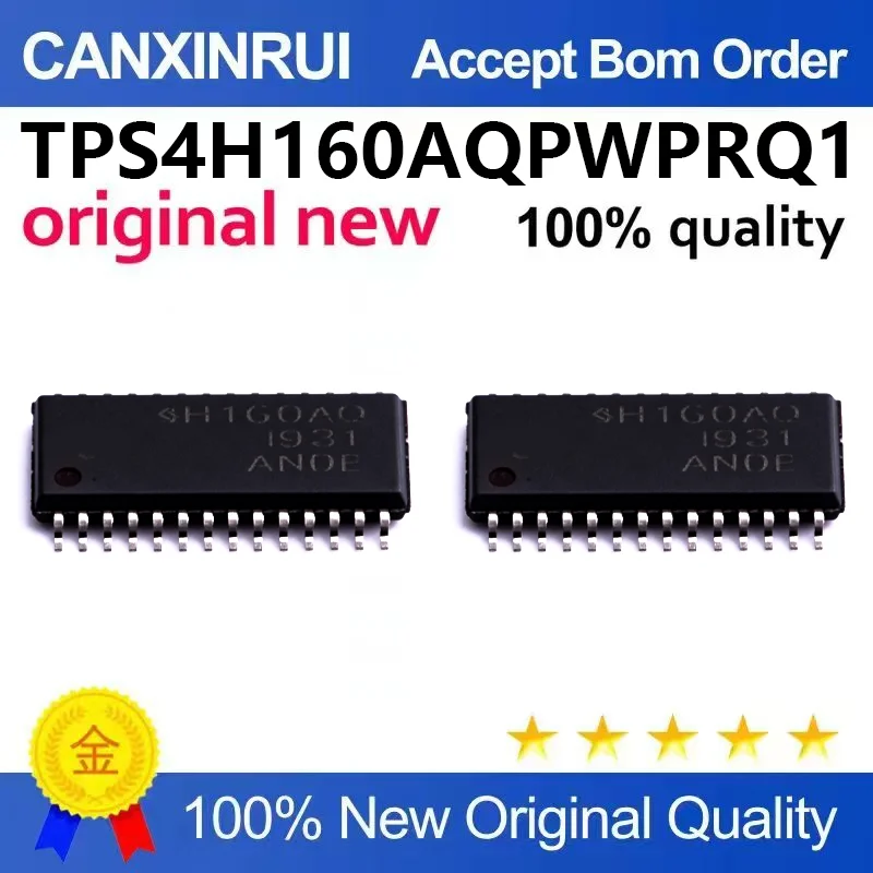 (5pcs-100pcs)Brand new original TPS4H160AQPWPRQ1 silk screen 4H160AQ HTSSOP28 adjustable current switch