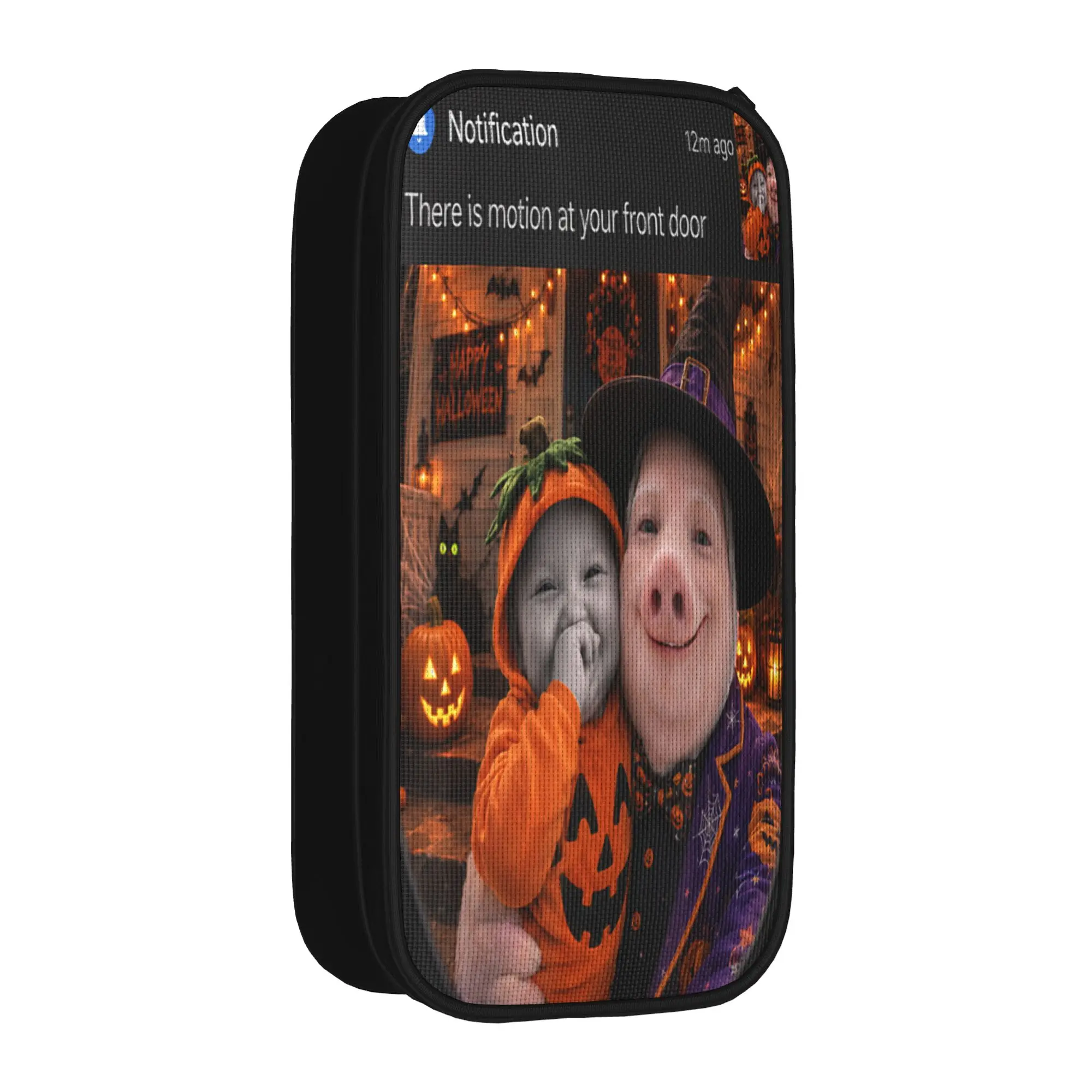 estojo-de-lapis-john-pork-holding-niche-ai-baby-com-meme-engracado-de-halloween-em-movimento-estojo-de-lapis-de-dupla-camada-para-meninos-e-meninas-estojos-escolares