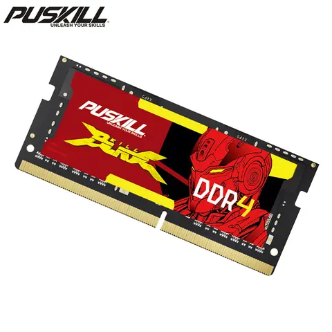 PUSKILL DDR4 Notebook Ram  32GB 16GB DDR3L 8GB 4GB 1.2V 3200MHz 2666MHz 2400MHz 1.35V 1600MHz 1333MHz Laptop Memory