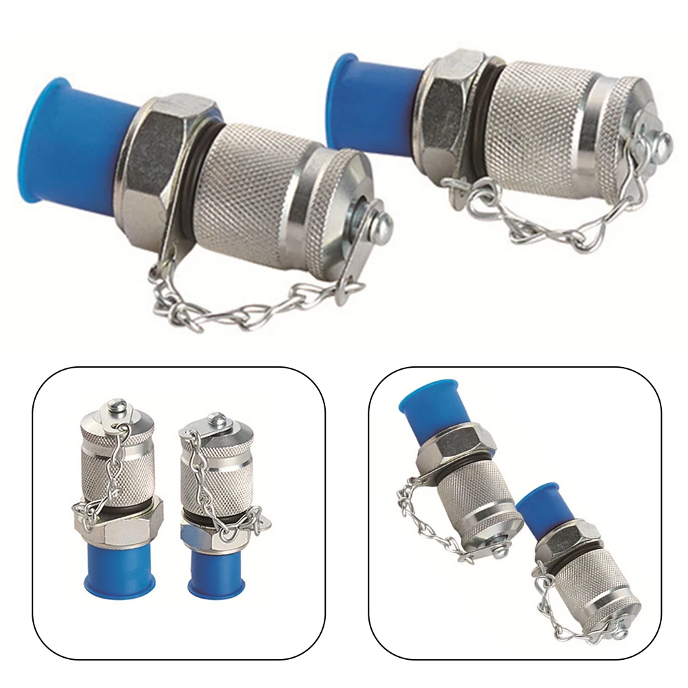 Hydraulischer Adapter aus verzinktem Stahl, gratfreies Gewinde, Schlauchanschluss-Adapter, klare, gratfreie Gewinde-Auspuff- und Probenahmefunktionen