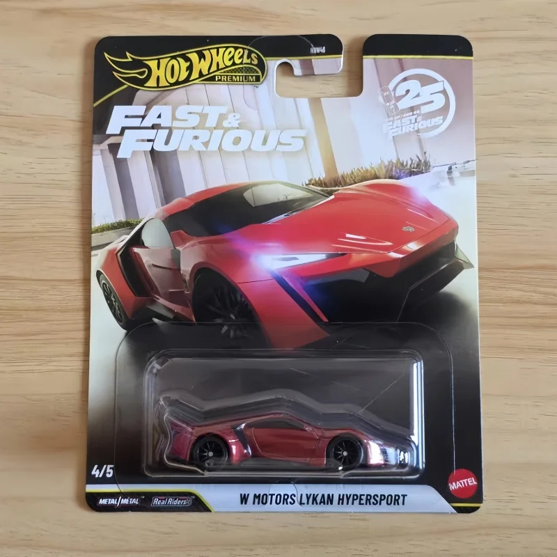 Nuevas Hot Wheels HNW46 Fast & Furious N Case Serise W Motors Lykan Hypersport Car Die Cast Model Car Toys colección sorpresa regalo
