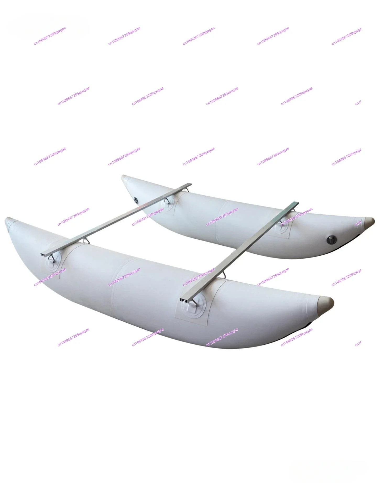 Inflatable Water Platform Catamaran Float Boat, Wire Drawing Air Cushion Flat Boat, Fishing Float Platform, Net Casting Float