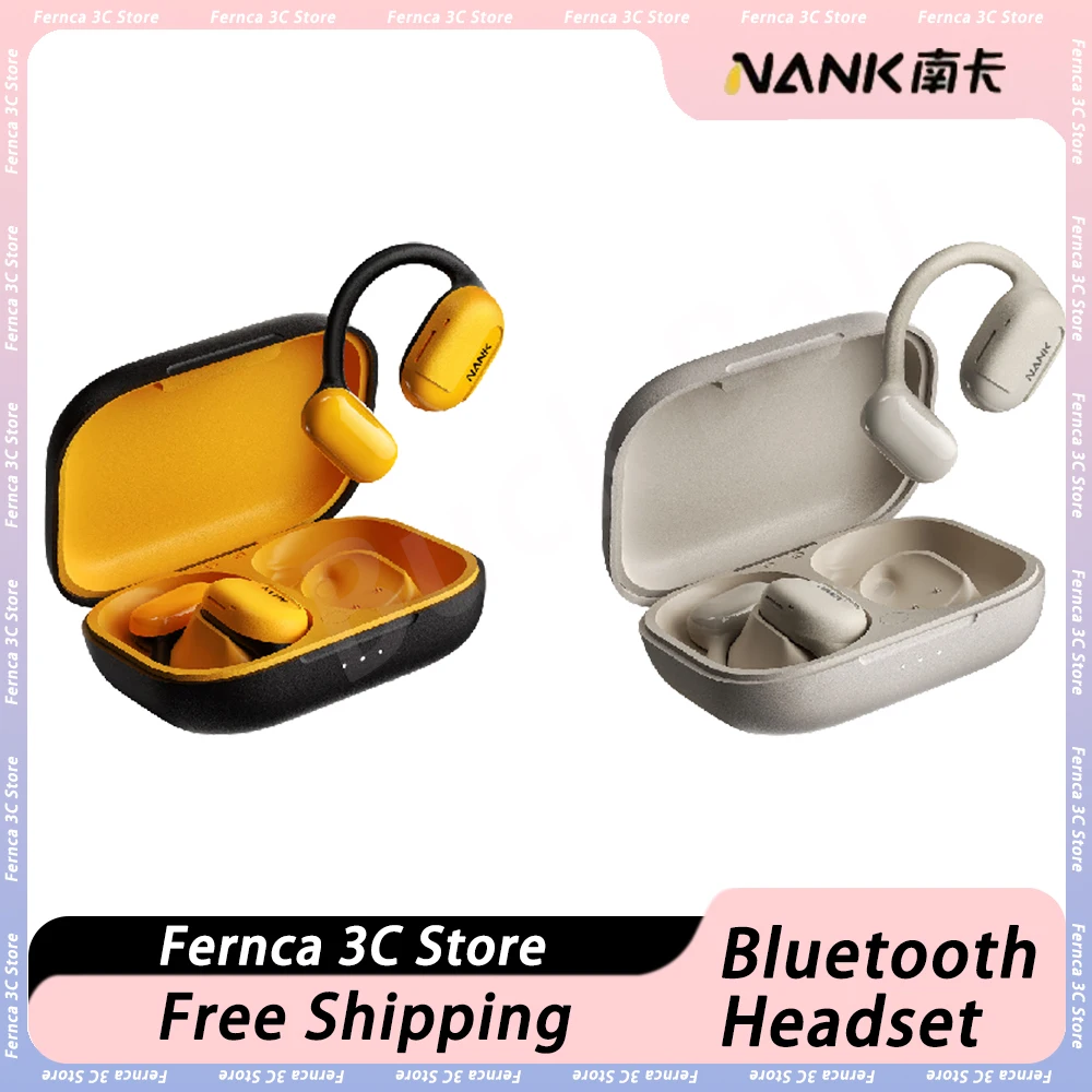 

NANK OE CC Bluetooth Headset Wireless Ear Hook Waterproof Earphone Sporty Running Earclip Type Bluetooth Earphone For Pc Gifts