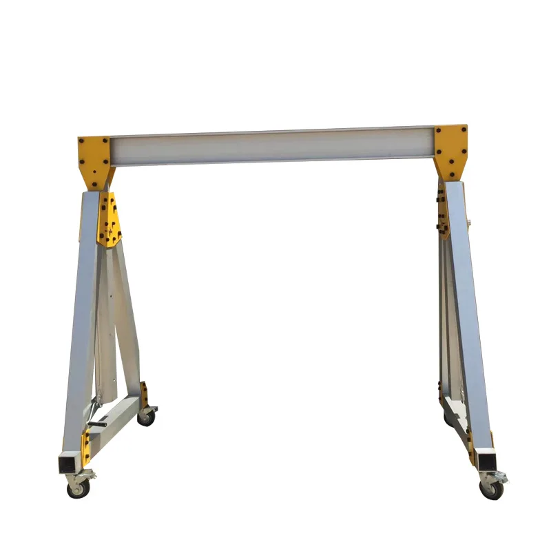 Aluminum alloy gantry 0.5t-5t crane handling equipment mobile mobile gantry small workshop hoisting
