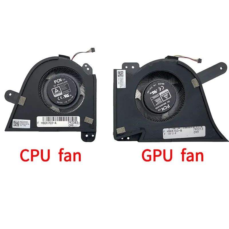 

New Laptop CPU GPU Cooling Fan For ASUS Plus 5 ROG GX703 GX703HS GX703H GX703HM