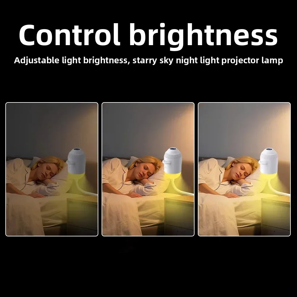 2-in-1 Sternenhimmel-Nachtlichtprojektor Plug-and-Play Galaxie-Sternprojektor USB-betriebene Deckenleuchte für Schlafzimmer- und Autodekoration – Detail 25