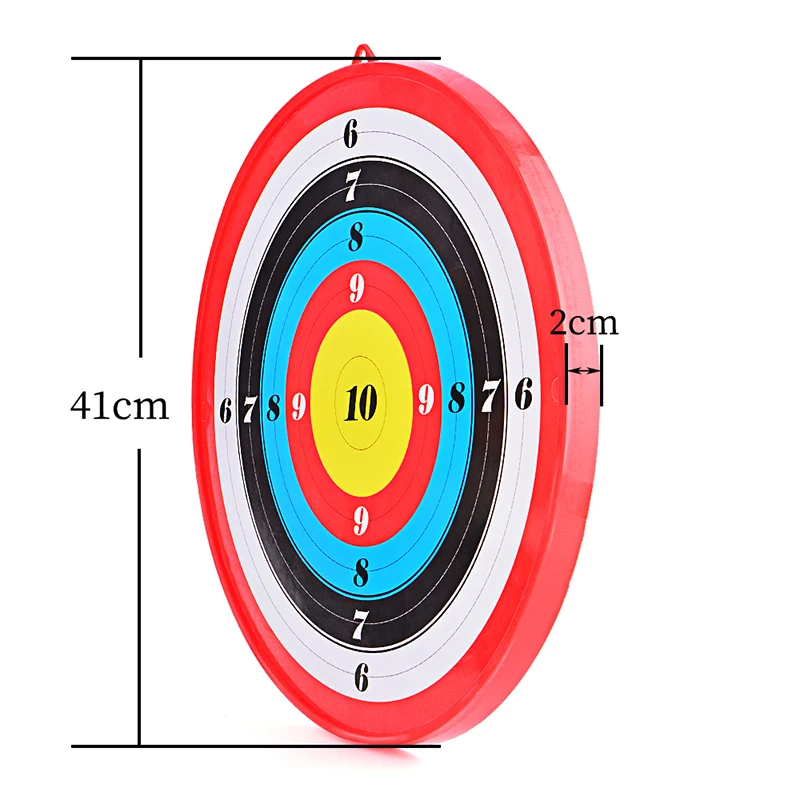 41cm Hanging Target Plastic Sucker Arrow Target Kids Hangable Suction Cup Archery Toy Game Gift for Children Shooting Target