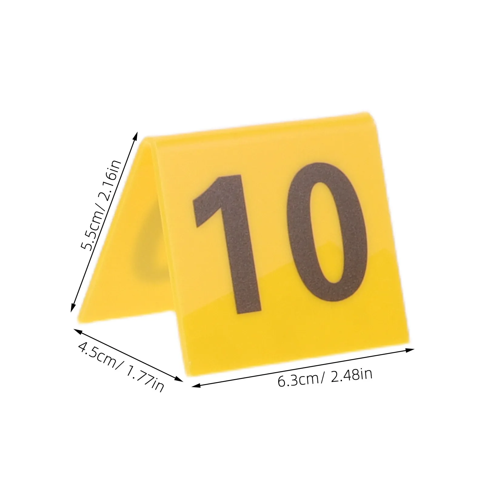 25Pcs Double Sided Evidence Marker Tents Numbered 1-25 for Crime Scene Identification Detective Party Decorations Restaurant