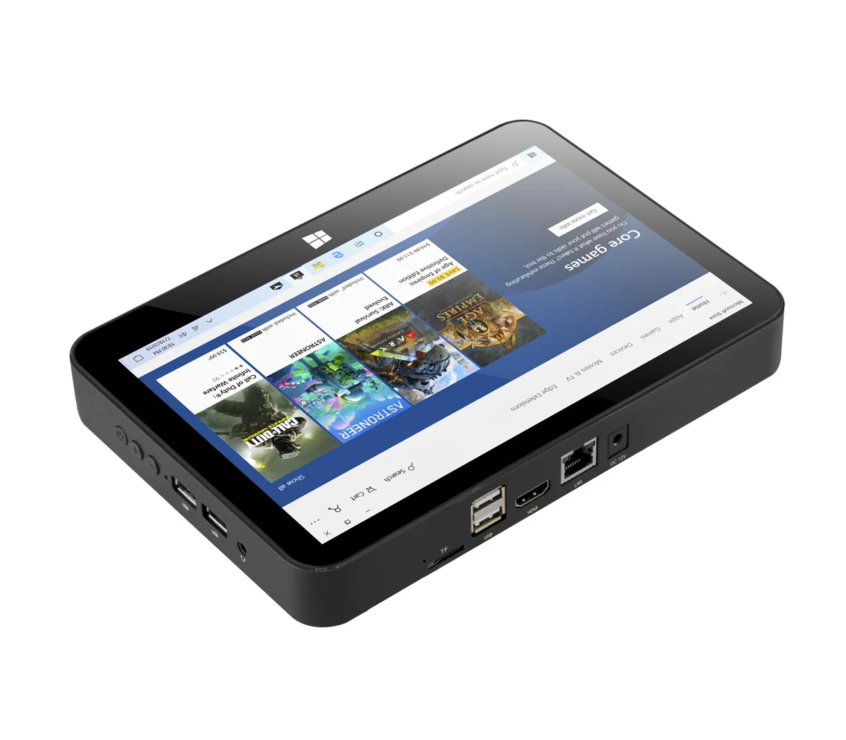 피포 X11 미니 PC 윈도우 10 OS 9인치 PLS 터치스크린 인텔 N4020 CPU 4GB 램 64GB 롬 HDMI BT4.0 와이파이 RJ45 USB 미니 데스크탑 PC