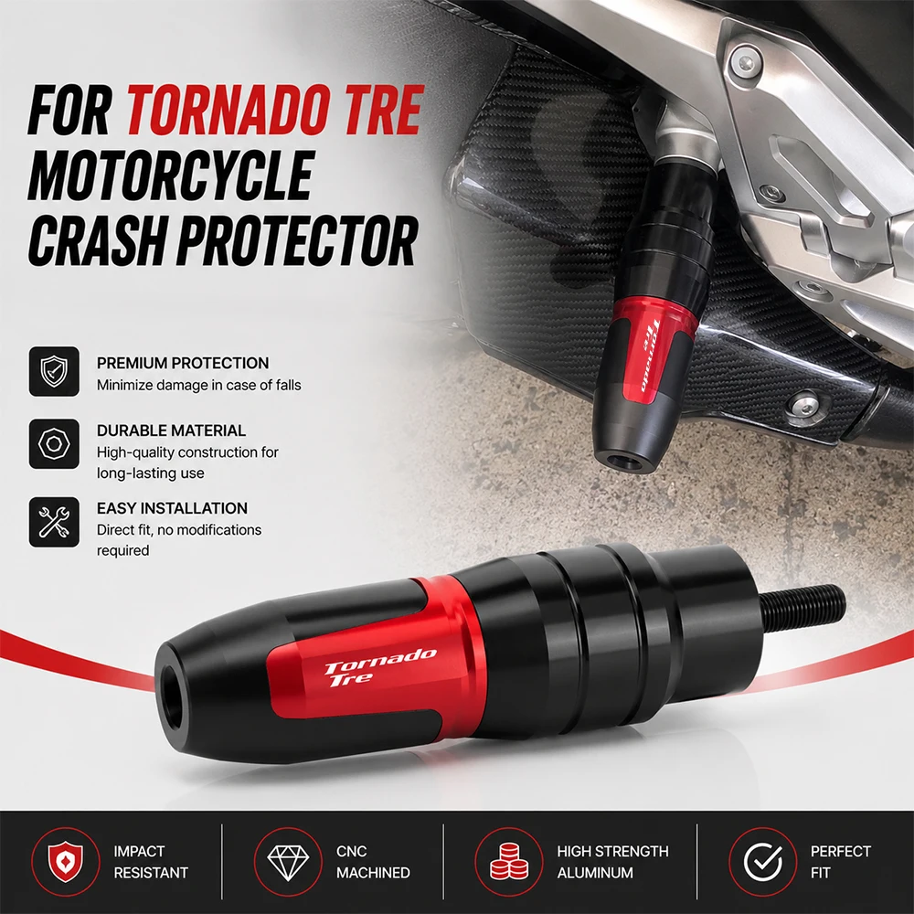 Anti‑Impact Frame Slider Body Crash Protection Guard Replacement Custom Modified Accessories For Benelli Tornado Tre Motorcycle