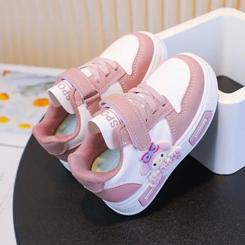 سانريو ميلودي بنات الكرتون أحذية رياضية ربيع الخريف أنيمي المضادة للانزلاق أحذية رياضية للأطفال حذاء كاجوال طفل حذاء طفل صغير #3