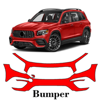 Car Precut Paint Protection Film Front Bumper Anti-scratch Exterior TPU PPF For Mercedes Benz GLB AMG Line 2020-2023
