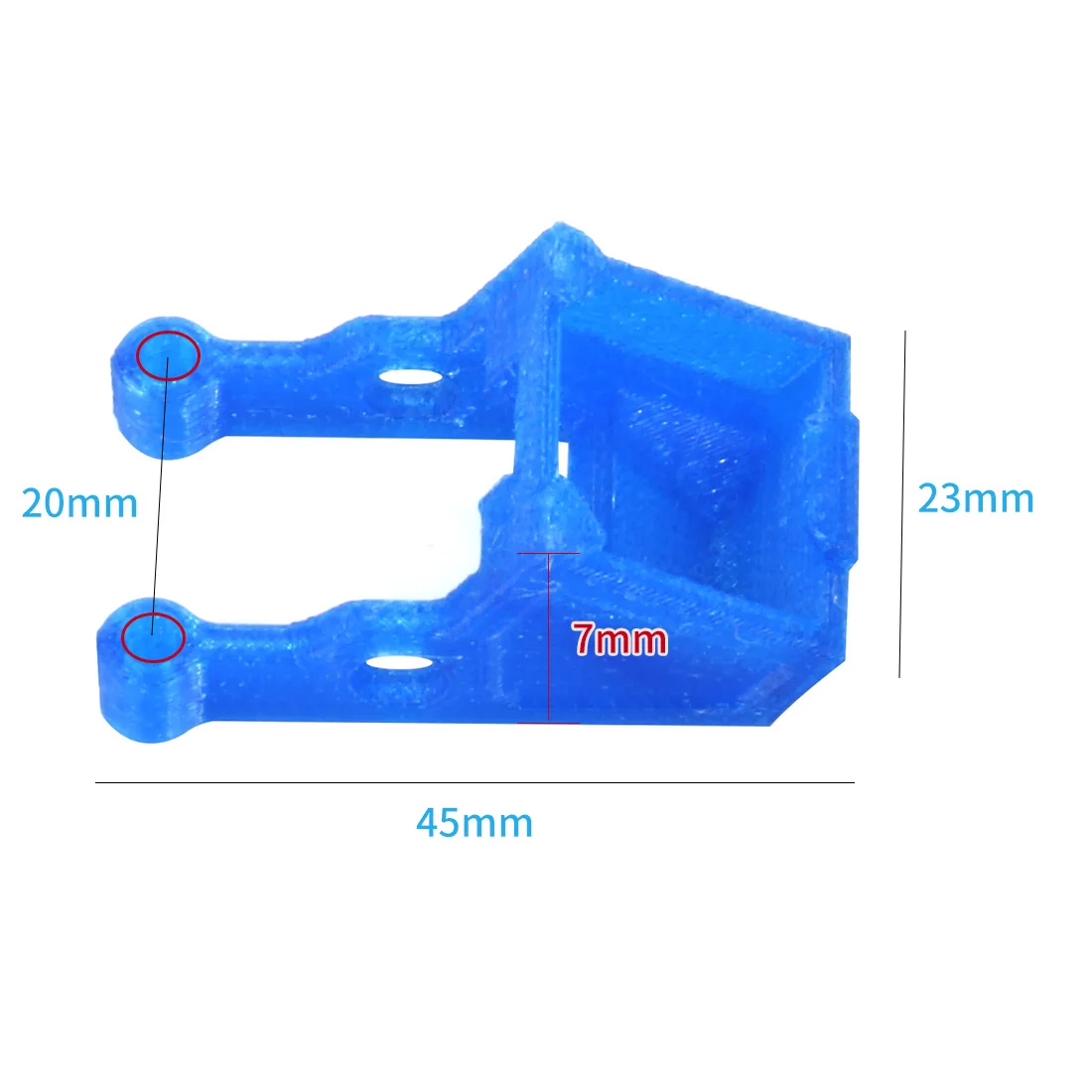 ShenStar 3D Printed GPS Mount Holder T Antenna Seat TPU Fixed Bracket for iFlight TITAN Chimera7/Chimera4 RC FPV Racing Plane