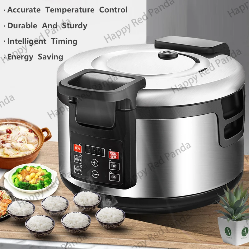 10/13/16L Electric Rice Cooker 220V Rice Cooker Non-stick Inner Liner Soup Rice Warmer Kitchen Appliances For Restaurant/Hotel