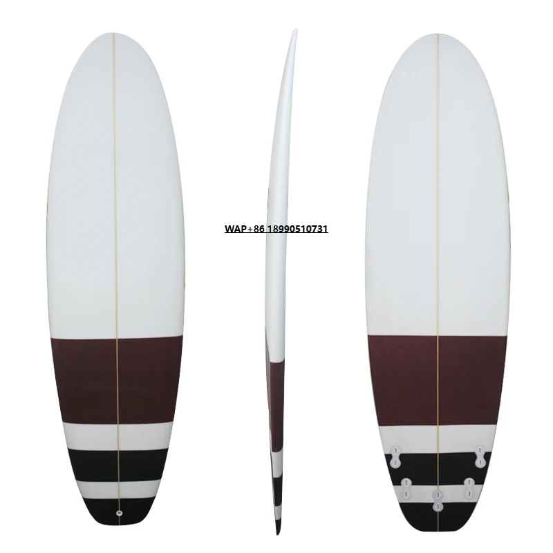 

New Resin Tint PU Foam Available Surfboard PU Board with Fins Surfing Waveboard