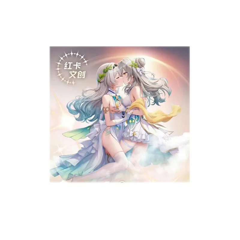 

Wholesale Goddess Story Collection Card Red Card Flashing Gorgeous A6 Cp Sexy Magazine Wedding Dress Box Anime Card