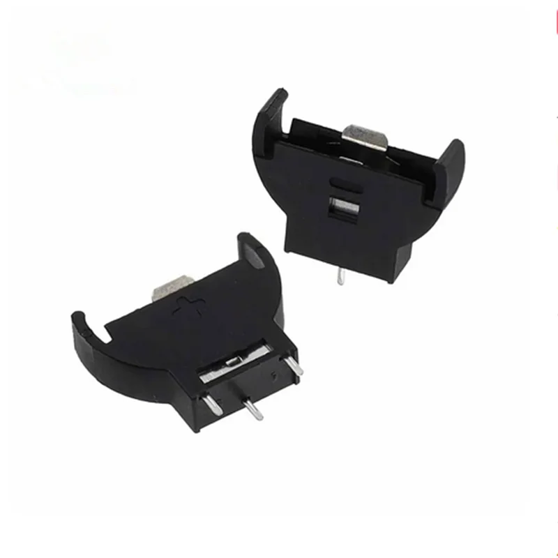 10PCS CR2032 Battery Holder Coin Cell Button Socket Holder Case 3 Pin Solder Mounting Battery Boxes