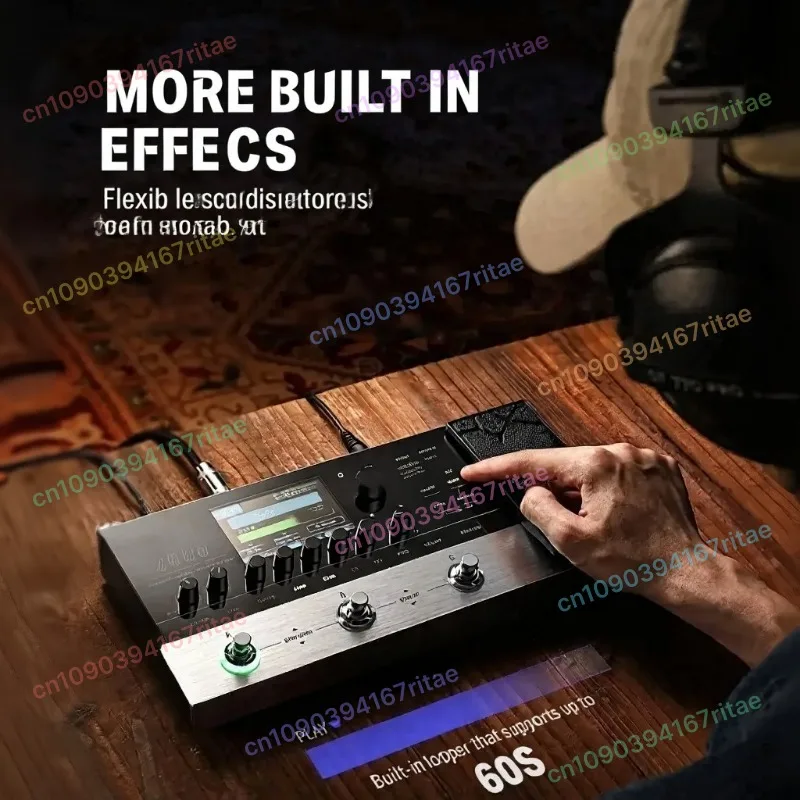 

2000 Multi Effect Pedal 278 Effect Infrared AMP Drum Looper MIDI in Effects with Softwear Application for Electric