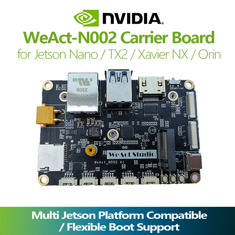 N002 NVIDIA Jetson Nano TX2 NX Xavier NX Orin Nano Orin NX Carrier Board EMMC SSD SD Boot AI Robot