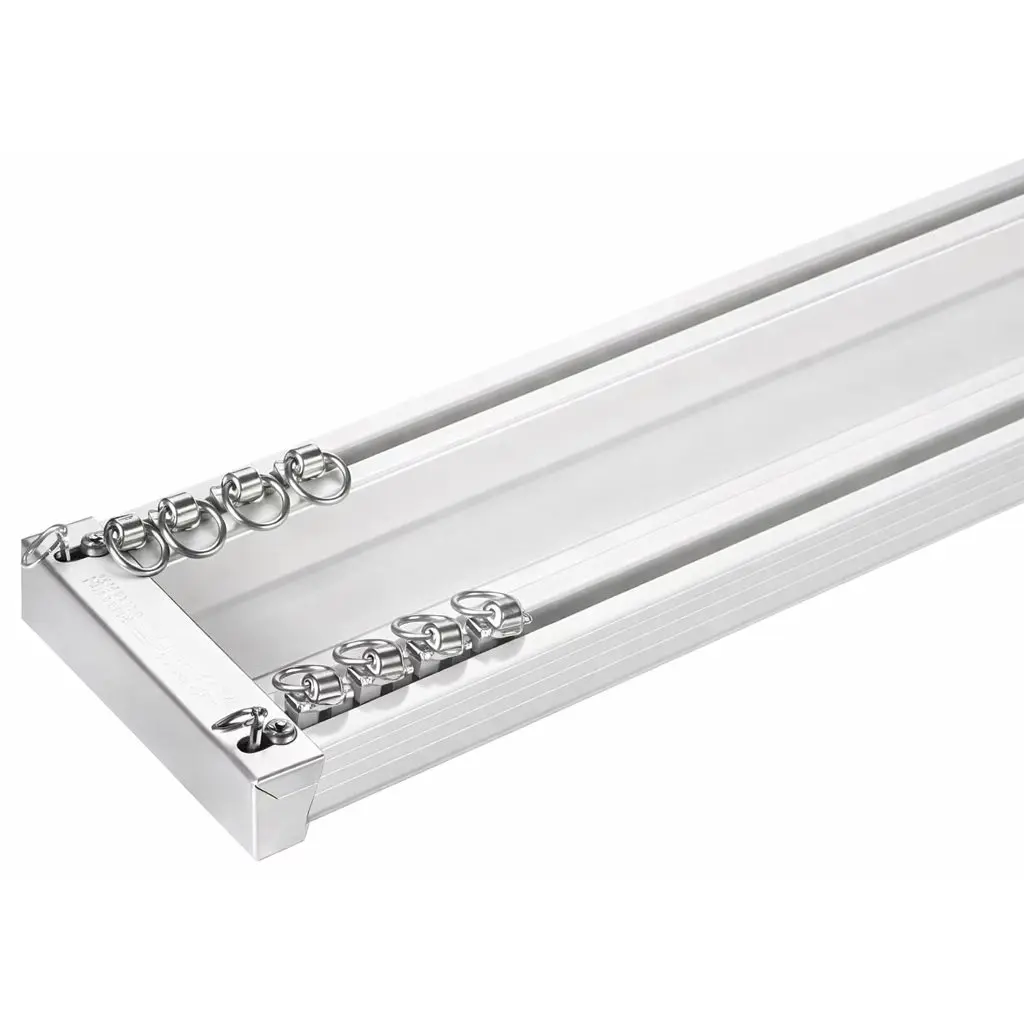 ZSHINE-Heavy-Duty Conjoined Double Curtain Track