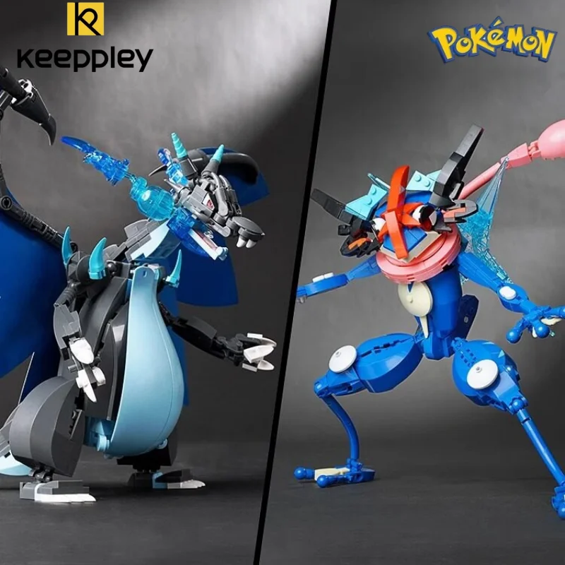 

Конструктор серии Keeppley Pokémon: сборная модель Гренинжа и Супер Чаризарда, игрушка ручной работы, украшение, подарок