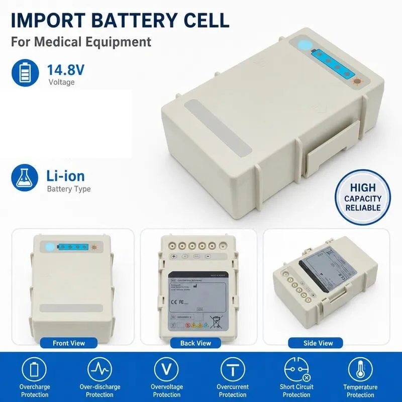Replacement Battery for CU Medical CUBTM101A CU-HD1 Defibrillator High Capacity Rechargeable Power Supply Unit