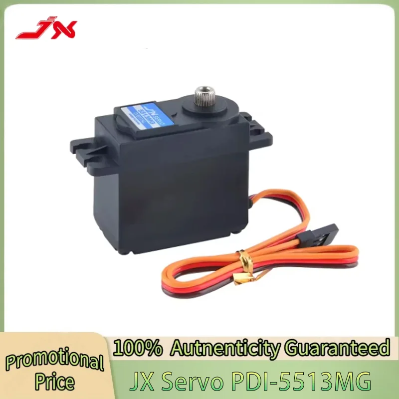 

JX Servo PDI-5513MG 13kg Metal Gear High Torque Standard Digital Servo for 1/10 1/18 RC Models RC CAR,Track.Airplane