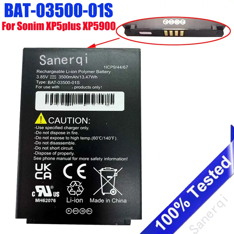 

Full BAT-03500-01S High Quality New 3500mAh Battery 3.85V For Sonim XP5plus XP5900 Phone Battery