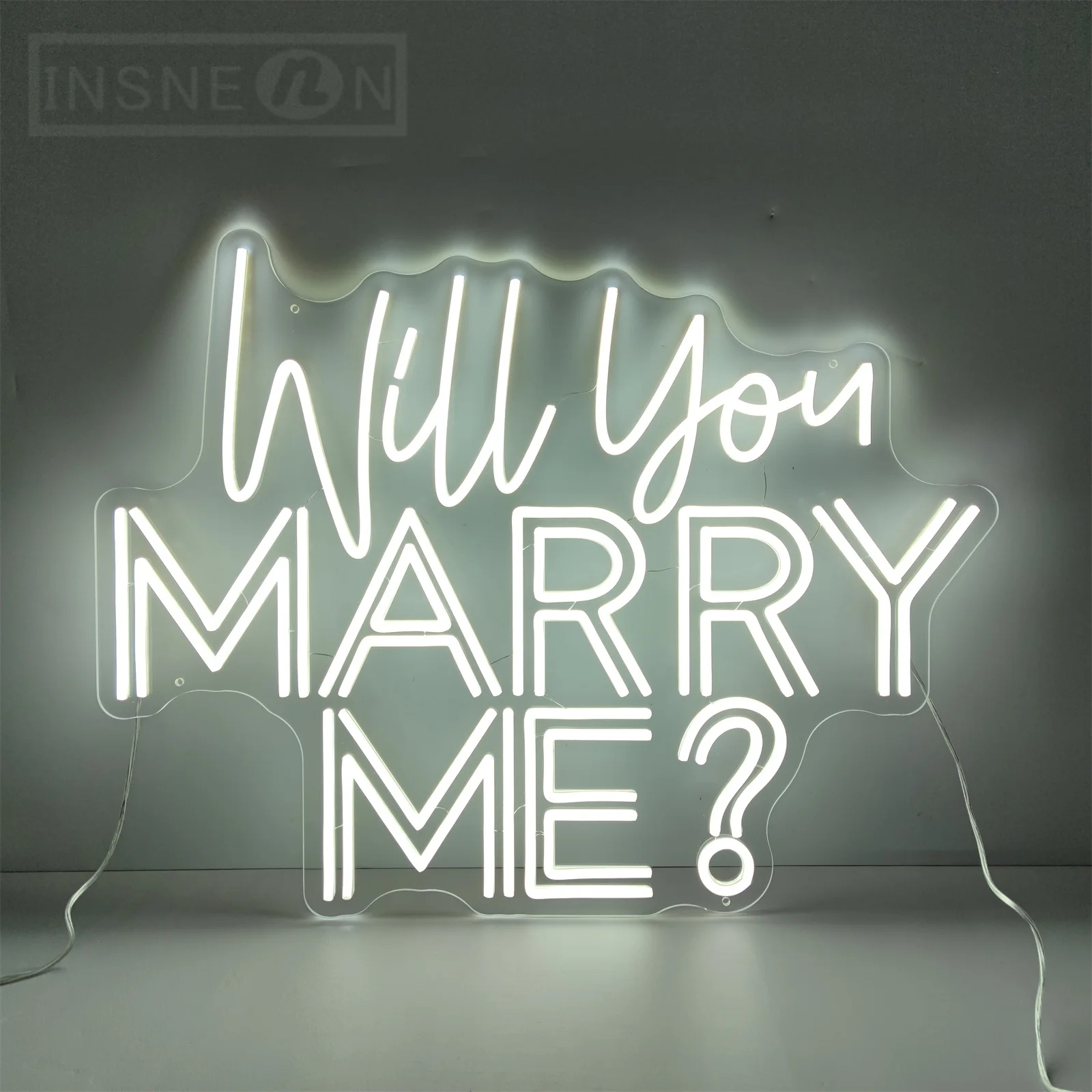 

Will You Marry Me Neon Signs LED Wedding Mariage Decor Signboards Party Room Wall Decor Wedding Neon Sign with 12V Power Adapter