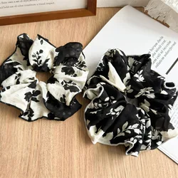 women's scrunchie new large scrunchie women's superior satin quality bun hair tie hair rope women's headwear