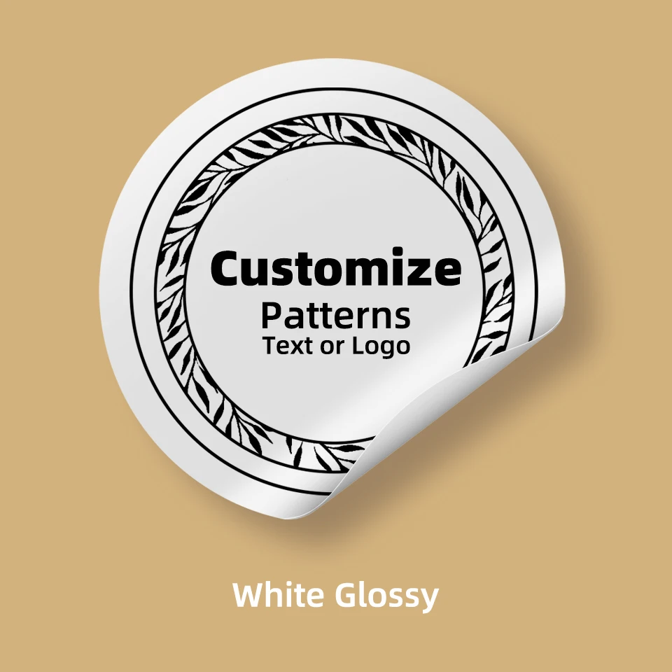 

Customizable Stickers Custom Multicolor Logos - Durable Waterproof Labels for Promotional Events & Corporate Gift & Wedding