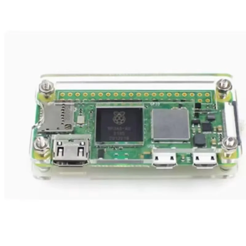 Raspberry Pi Zero 2W With Acrylic Protective Case And Needle Arrangement