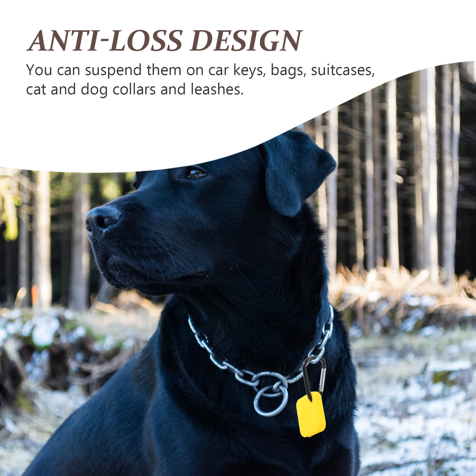 

Tracker Protective Case Silicone Shockproof Anti-Scratch Cover for Pet Tracer Hanging Keychain for Family