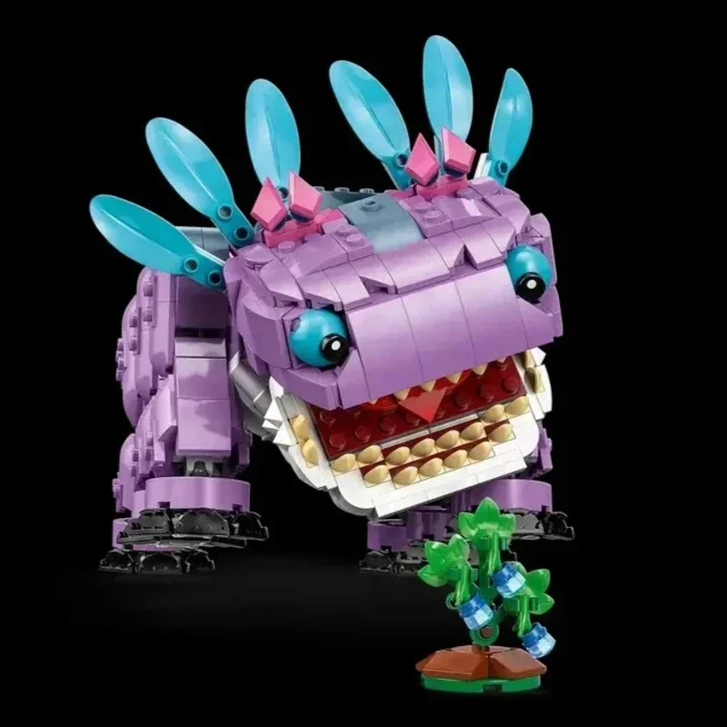 Blocos de construção estranhos roxos xiaolu quebra-cabeça montagem difícil brinquedos presentes de aniversário para meninos e meninas