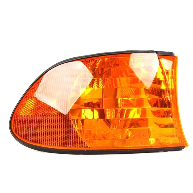 Car Amber Lens Parking Corner Light Signal Lamp Cover For -BMW E38 7 Series 1998-2001 63138379108 63138379107