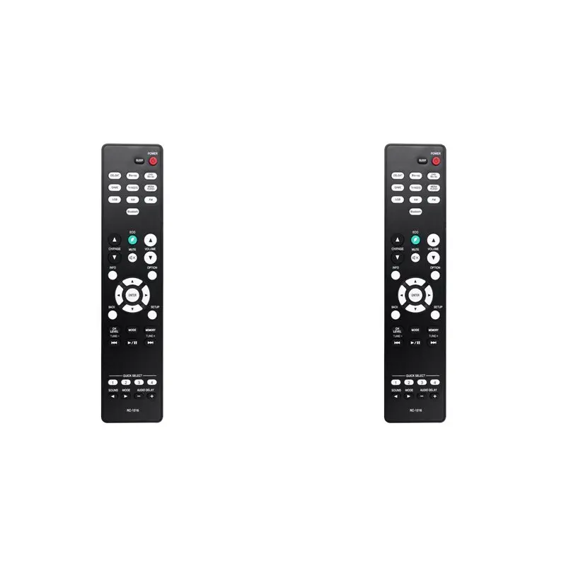 2X RC-1216 Replace Remote Control For Denon AV Surround Receiver AVR-S530BT AVRS530BT AVR-S540BT AVRS540BT AVR-X550BT-A86G