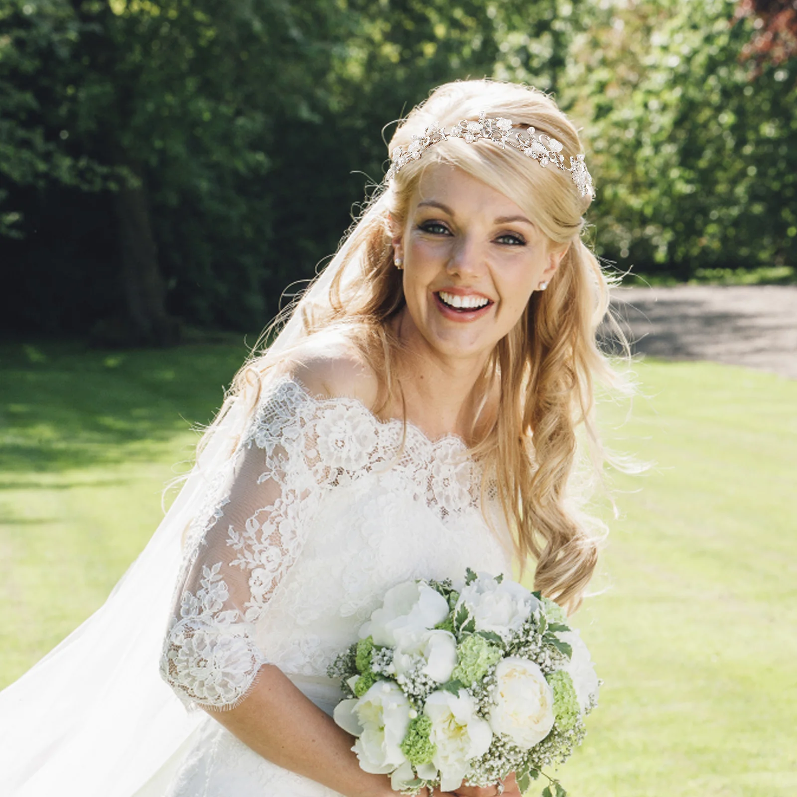 

1 шт. изысканная жемчужная свадебная расческа для волос из сплава, аксессуар для волос, очаровательная цветочная ветка, вечерние свадебные головные уборы, очаровательный головной убор