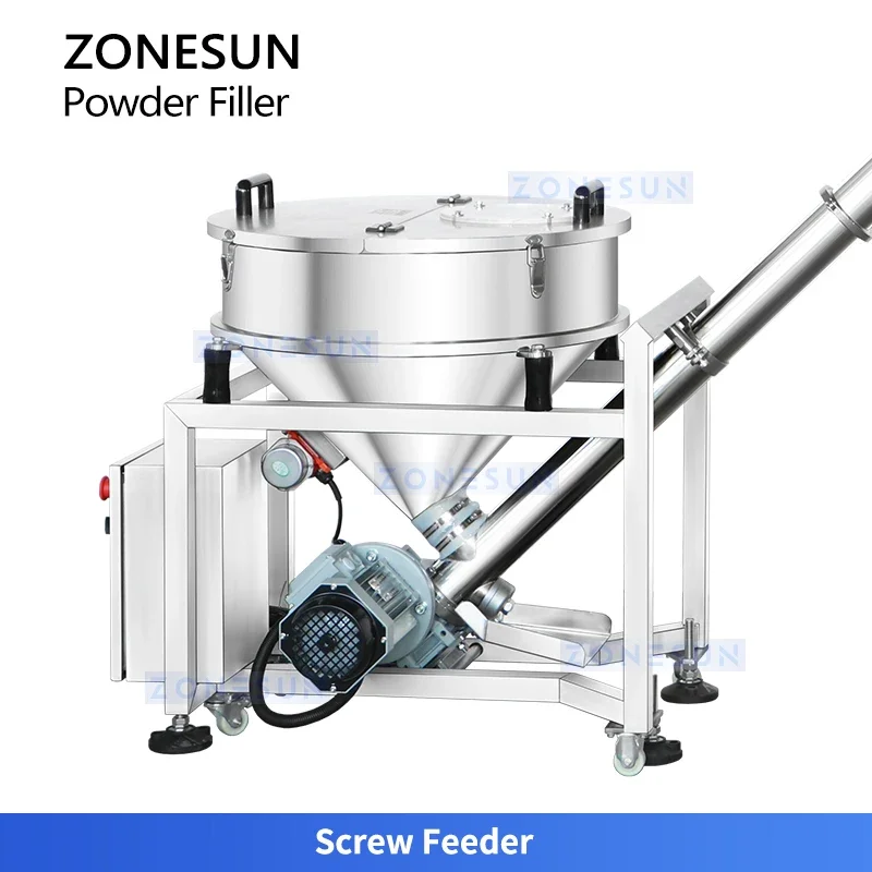 ZONESUN ZS-FM380 Mesin Pengisi Auger Bubuk Stik Mesin Pengemas Sachet untuk Kopi, Susu, Bubuk Halus