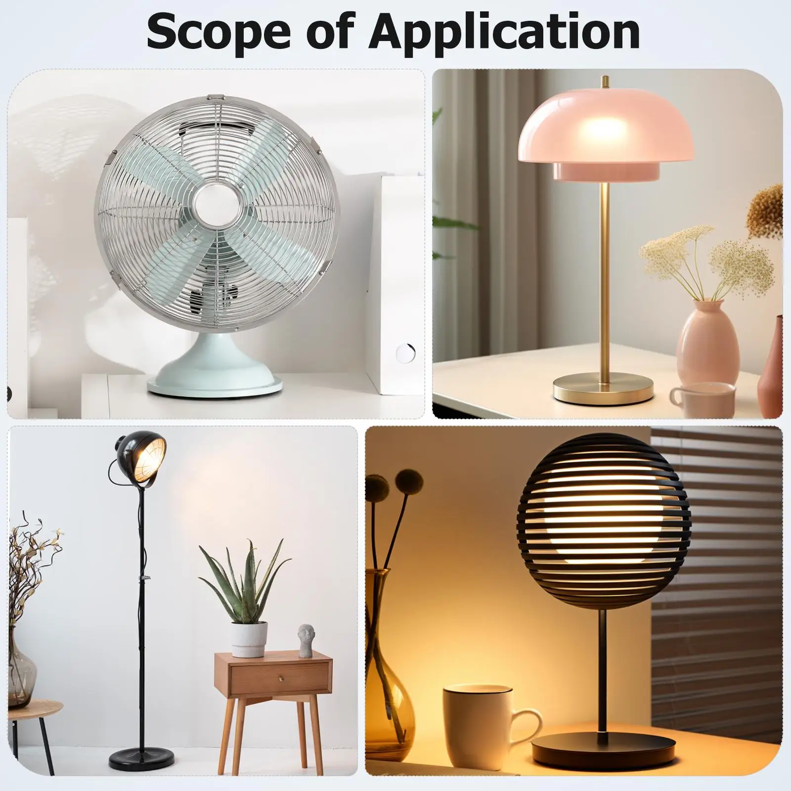 Weighted Block Base Table Floor Light Holder Desk Lamp Chassis Appendix Accessory Plastic Rounded Loader Work