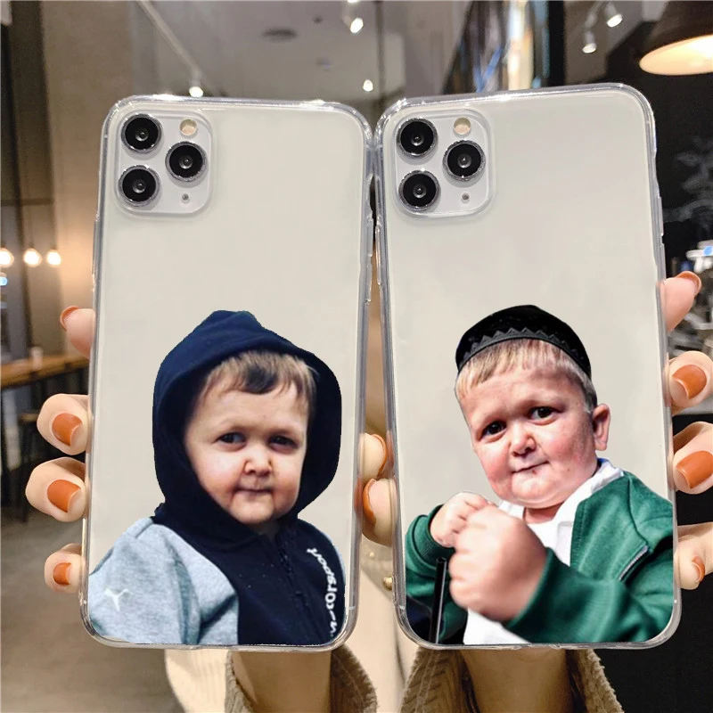 Babaite Funny Hasbulla Phone Case for IPhone 11 12 13 Pro Max Mini 8 7Plus X Xs XR SE3 Soft TPU Phone Transparent Cover Funda